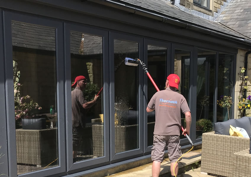high rise window cleaning